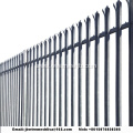 Galvanized And Powder Coated Steel Palisade Fence